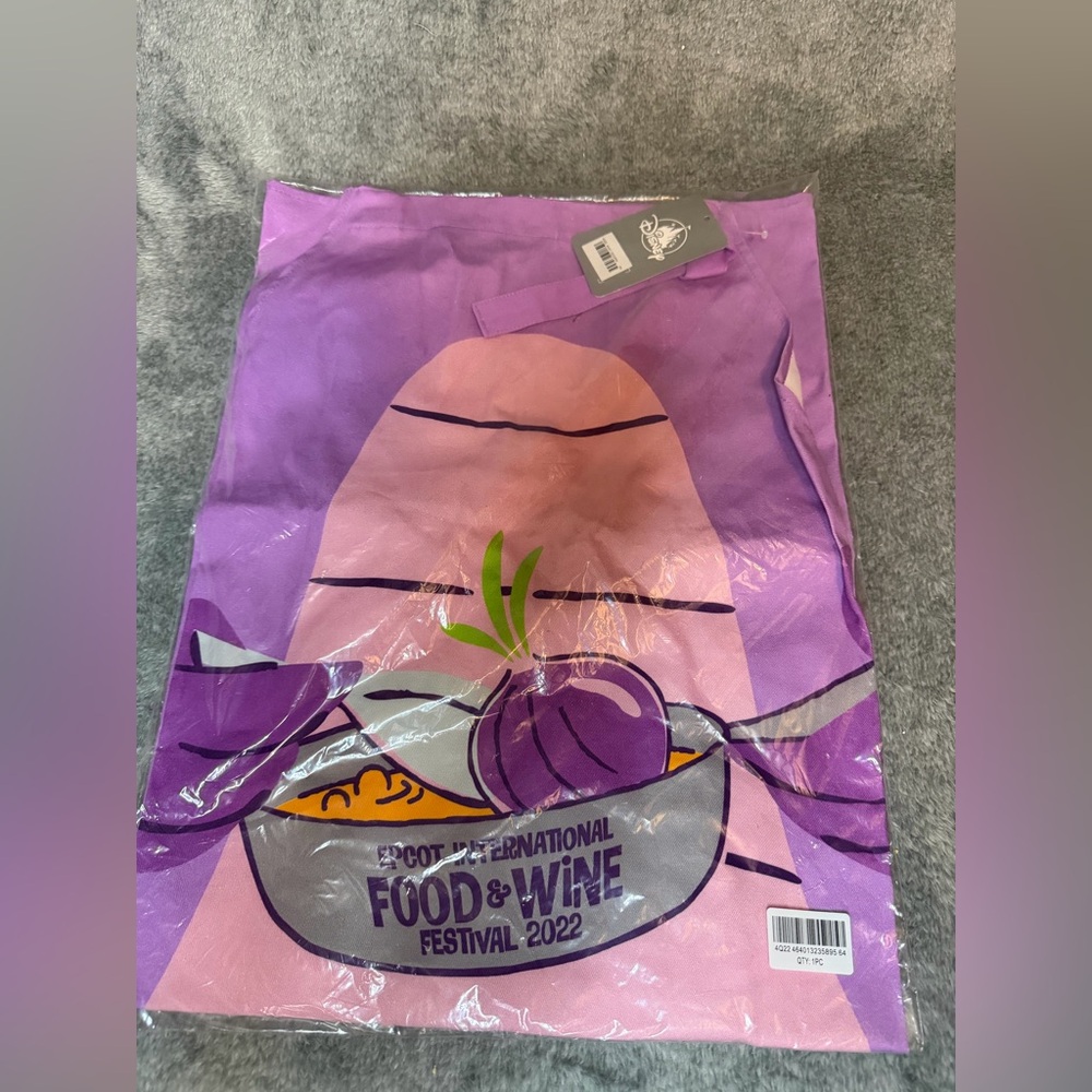 Disney Figment Apron EPCOT International Food & Wine Festival 2022 BRAND NEW